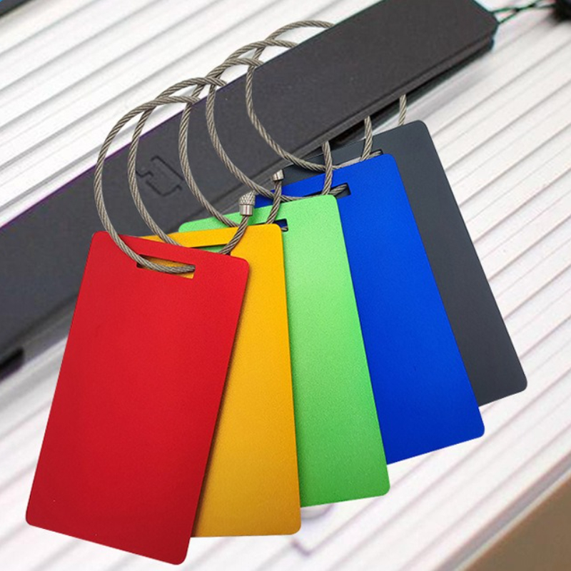 Initial Ring Custom - Personalized Text Metal Keychain Aluminum Alloy