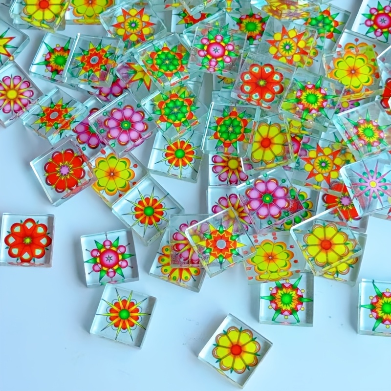 100/200g Transparent Glass Mos - Photo Mosaic Print 评论和价格