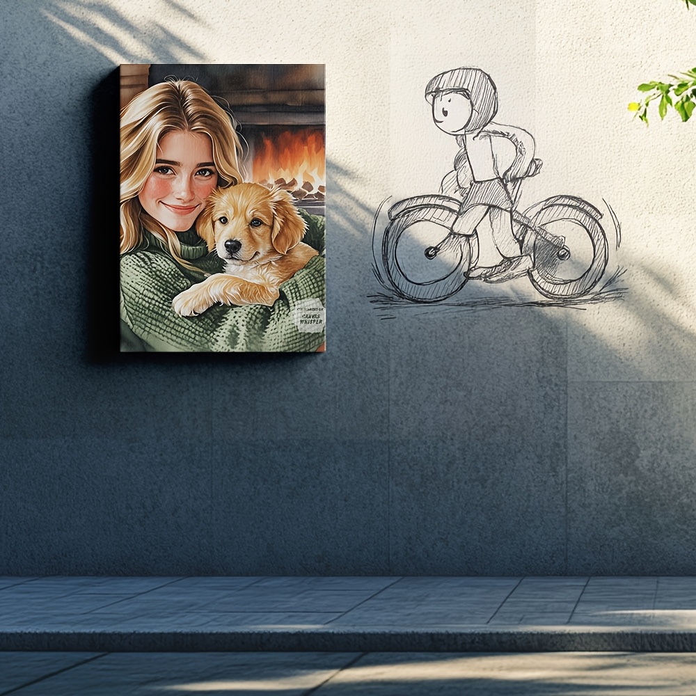 Custom Photo Canvas Print - Ha - Pet Portrait Custom 评论和价格