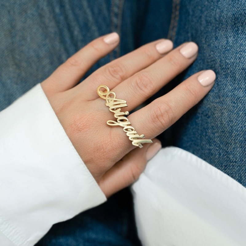 Customizable Stainless Steel T - Initial Ring Custom 评论和价格